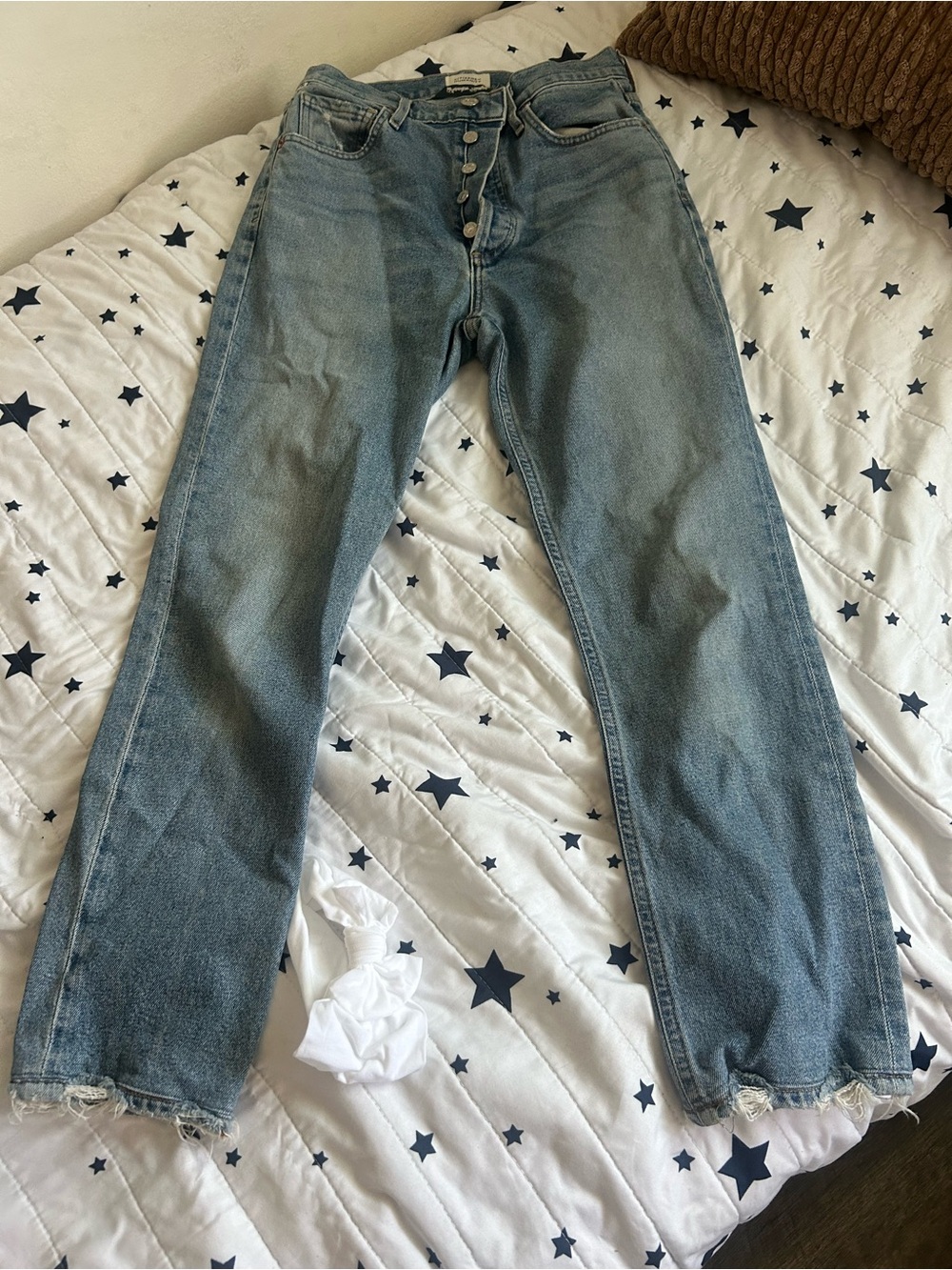 Citizens Of Humanity Light Blue Straight Leg Jeans